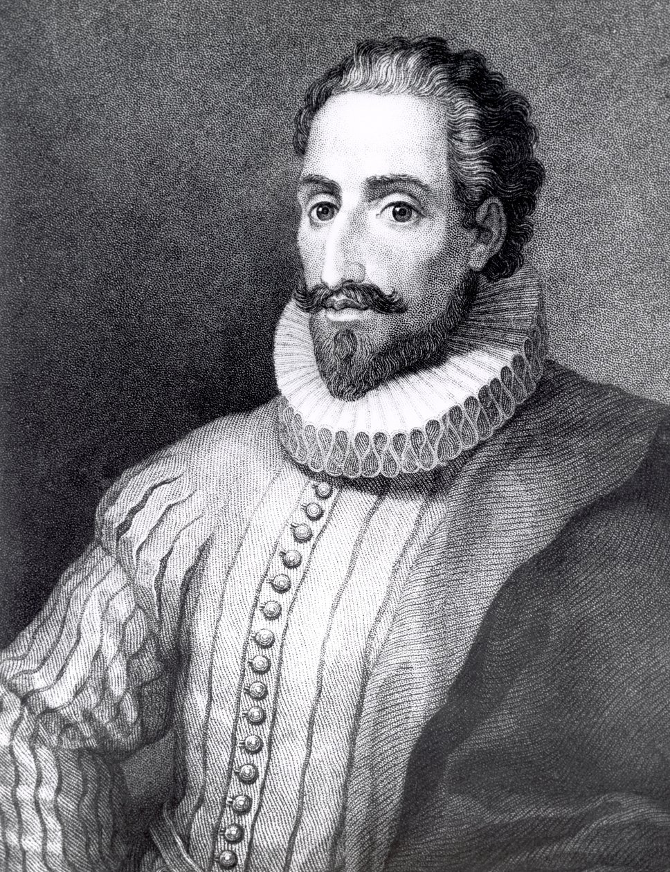 Cervantes, espanjalainen kirjailija tekijältä Unknown