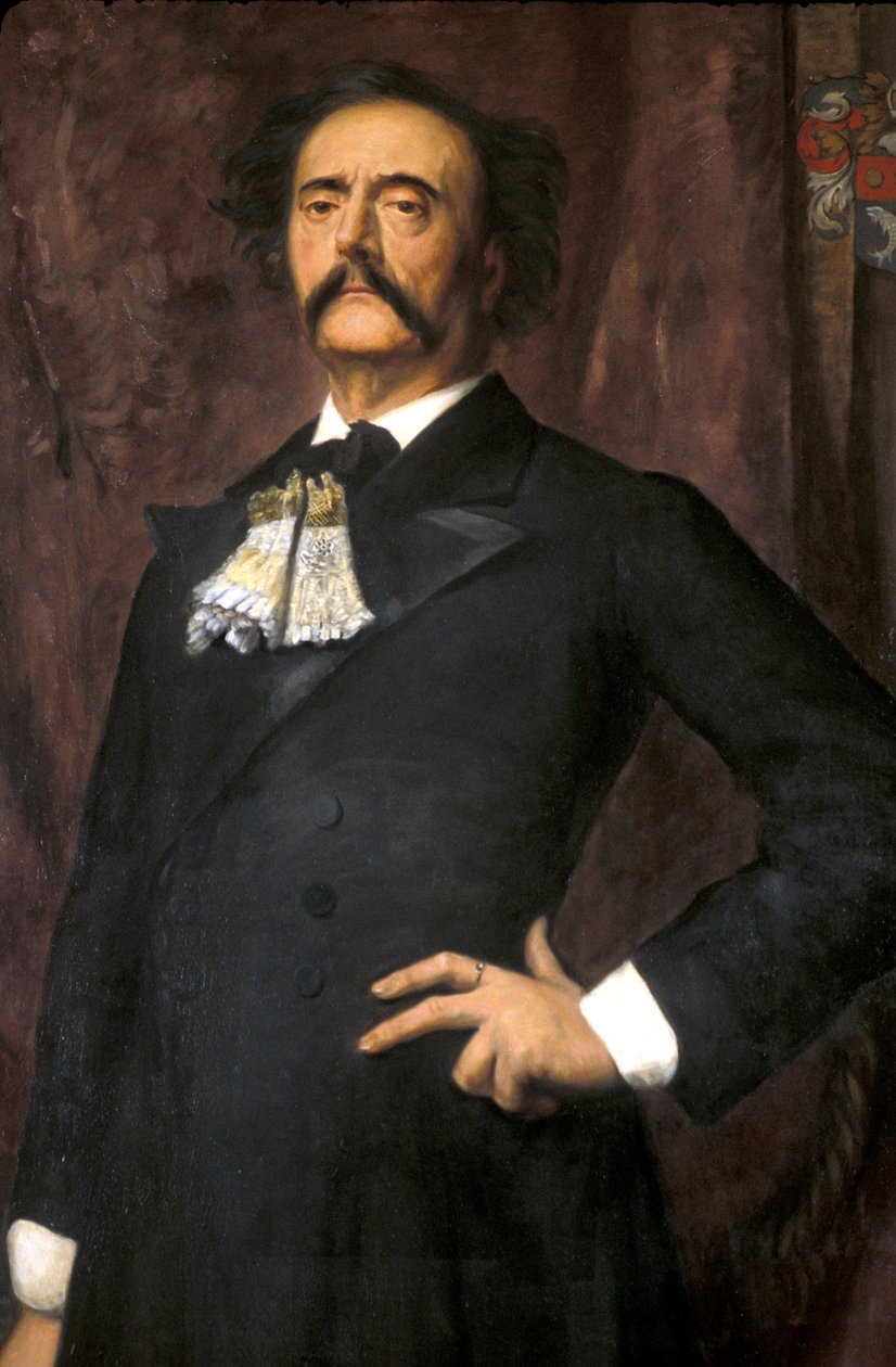 Manche N* 082, St Sauveur le Viscountin museo, Jules Barbey dAurevillyn (1808-1889) muotokuva, Emile Levy (1826-1890), 1881 tekijältä Unknown