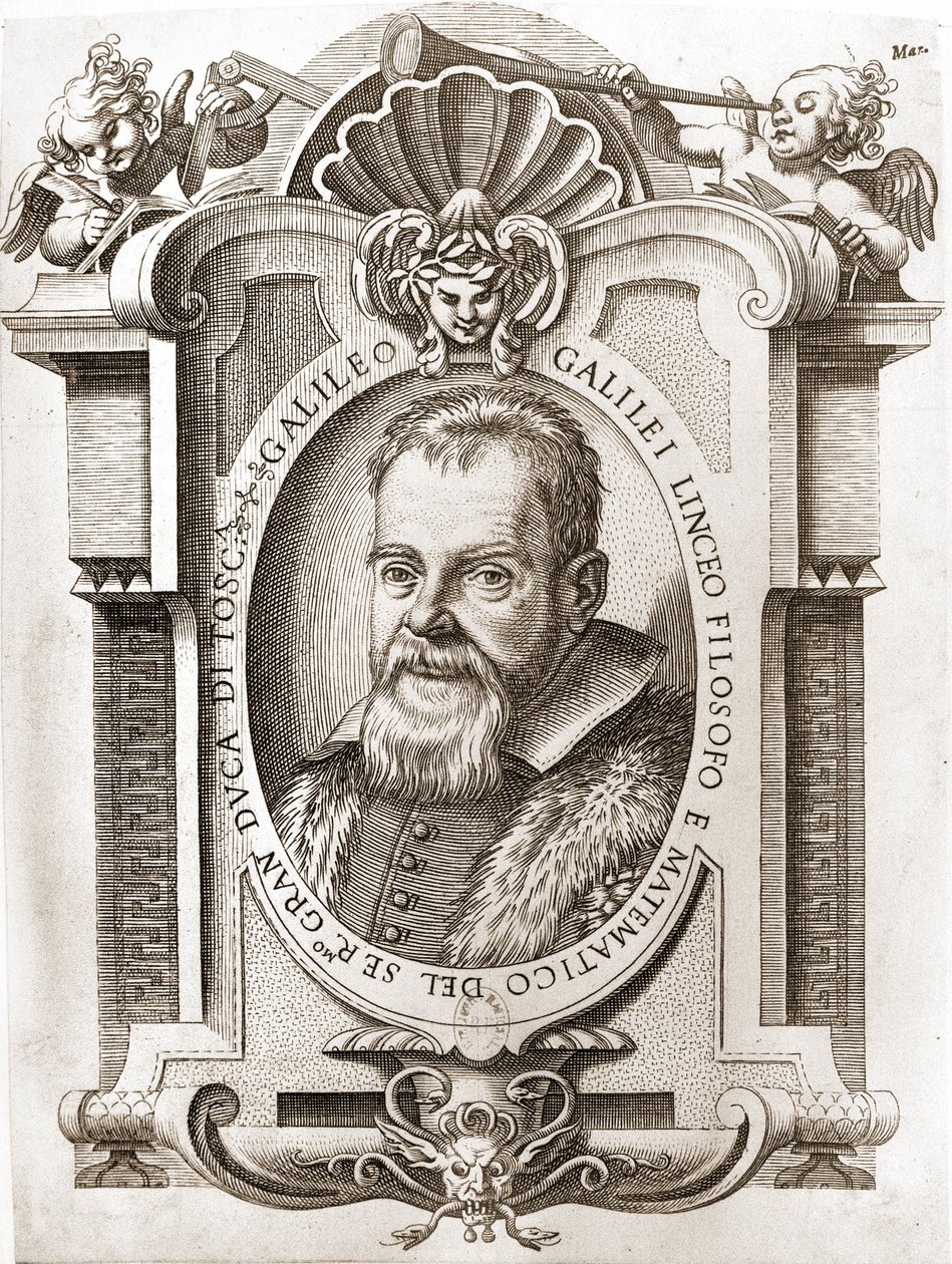 Muotokuva Galileosta Galilei tästä Galileosta (1564 - 1642). tekijältä Unknown