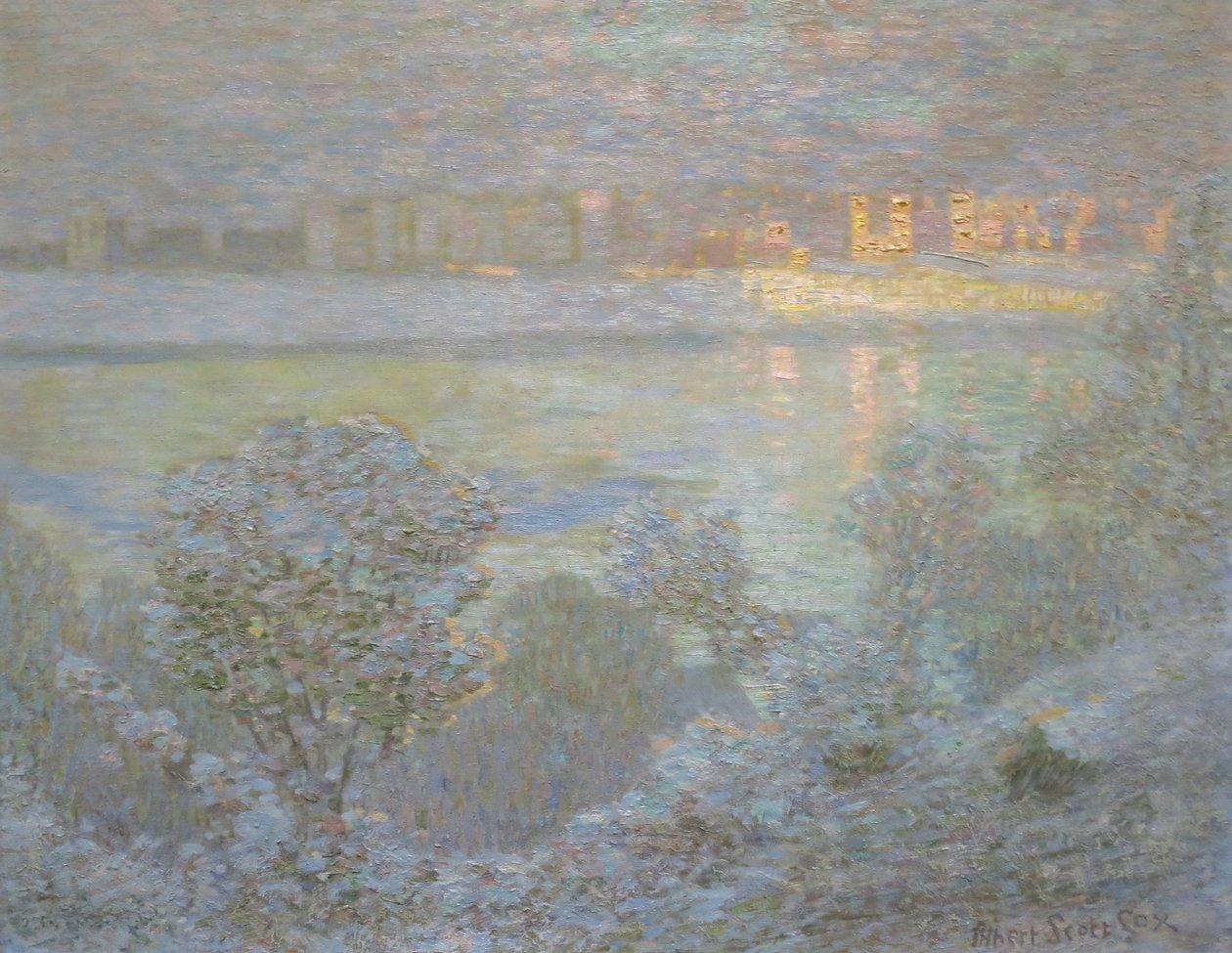 Central Park, New York, talvella tekijältä Albert Scott Cox