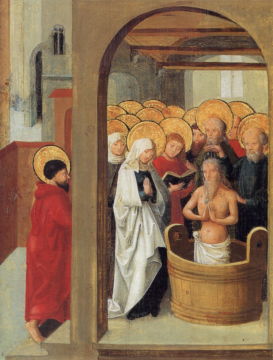 Weingartener Heilig-Blut-Tafel von 1489. tekijältä Anonymous