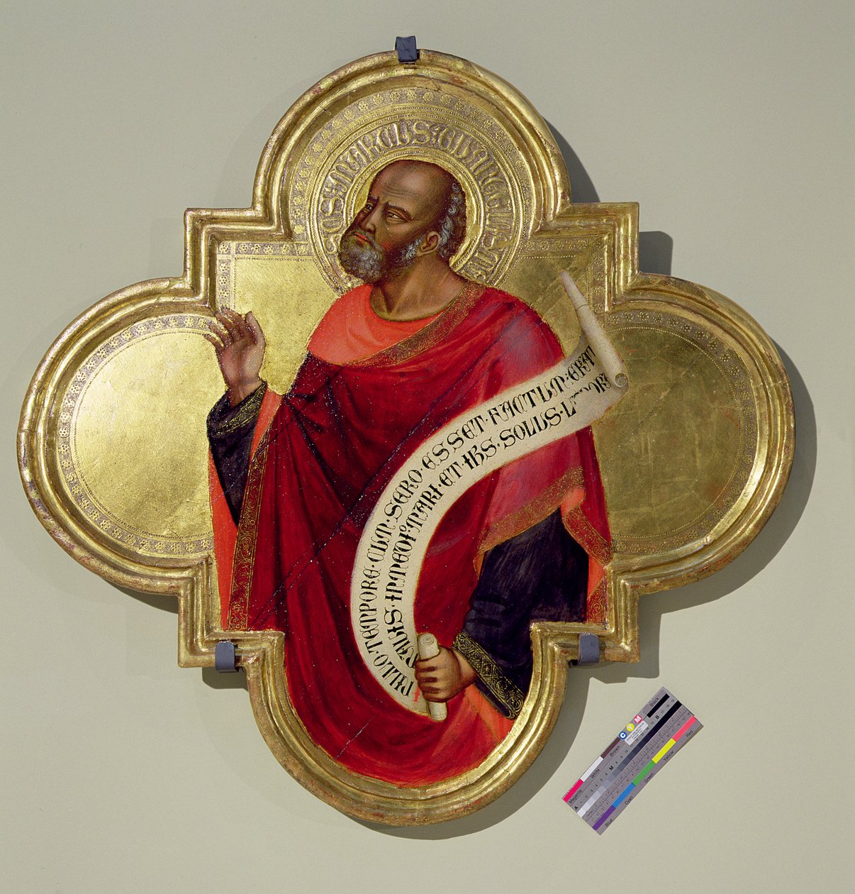 Pyhä Matteus (tempera ja kulta paneelissa) tekijältä Bicci di Lorenzo