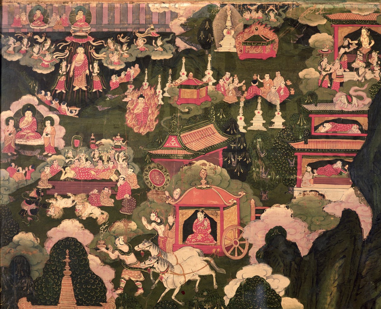 Parinirvana ja Buddhan kuolema, "Buddha Sakyamunin elämä" tekijältä Tibetan School