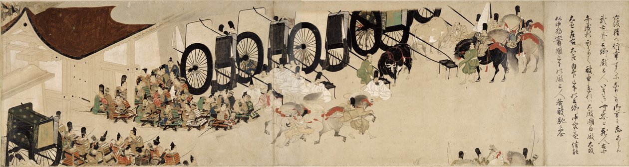 Heiji Monogatari Emaki (Rokuhara Scroll) tekijältä Unknown