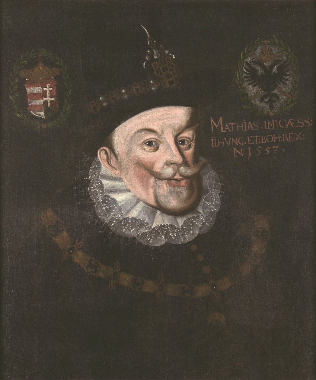 Muotokuva keisari Matthias II: sta tekijältä Unknown