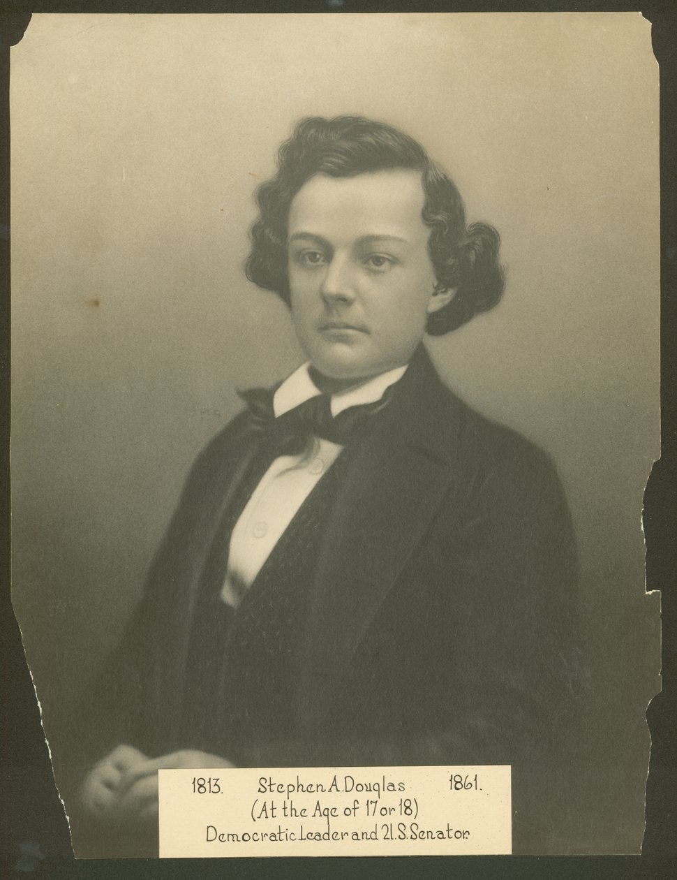 Stephen Douglas (17 tai 18 -vuotiaana) tekijältä Unknown