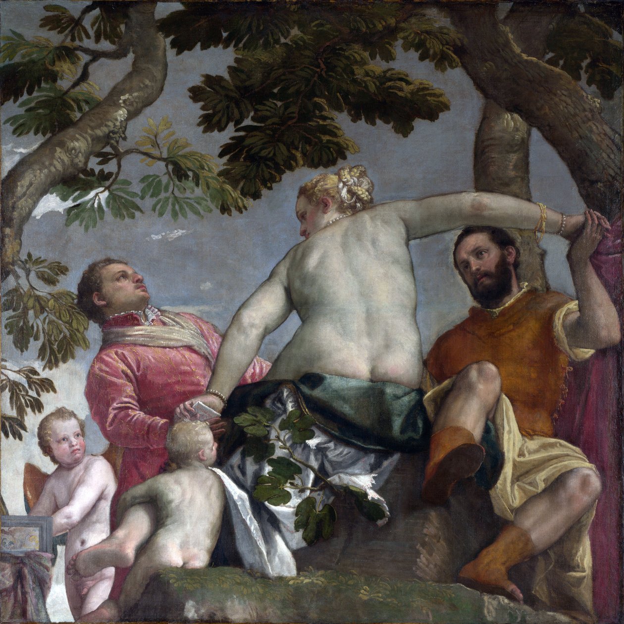 Unfaithfulness, n. 1575 (öljy kankaalle) tekijältä Veronese