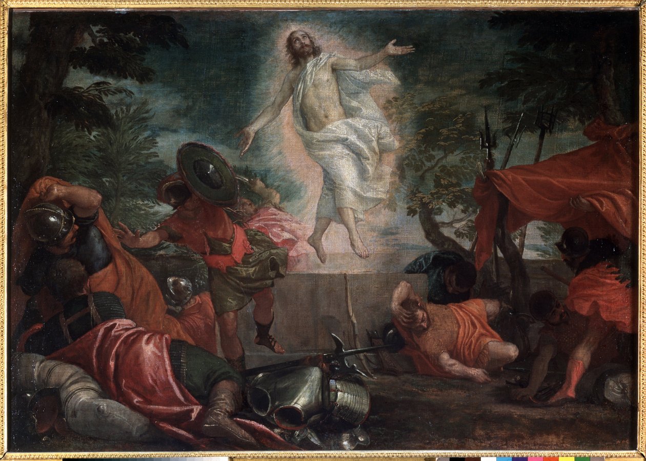 Ylösnousemus, n. 1580 (öljy kankaalle) tekijältä Veronese