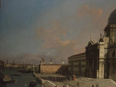 Sisäänkäynti Grand Canalille, Venetsia tekijältä Canaletto