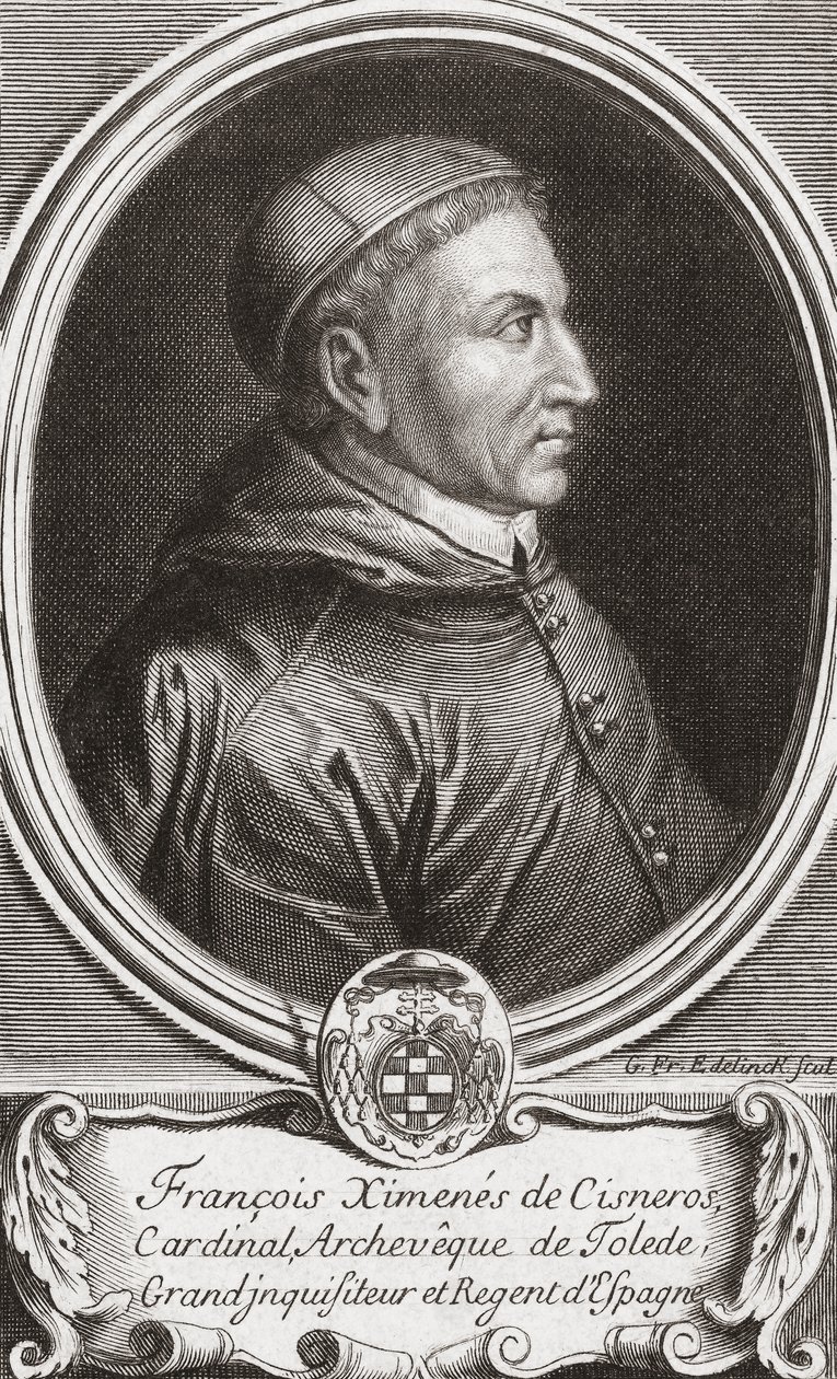 Francisco Jiménez de Cisneros. Muotokuva tekijältä (after) French School