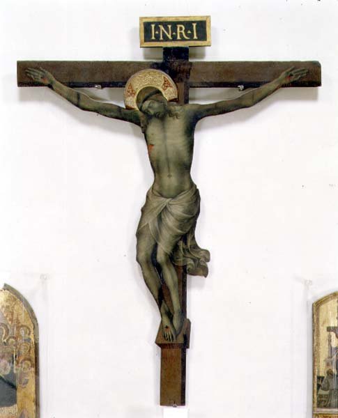 Risti (tempera puulle) tekijältä (c.1370 1425) Lorenzo Monaco