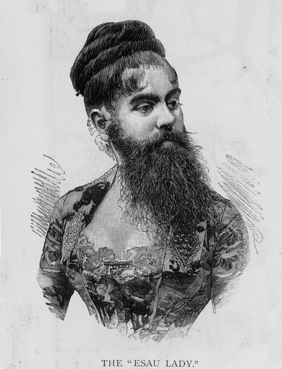 Annie Jones, joka tunnetaan nimellä Esau Lady, 1893. tekijältä Unknown