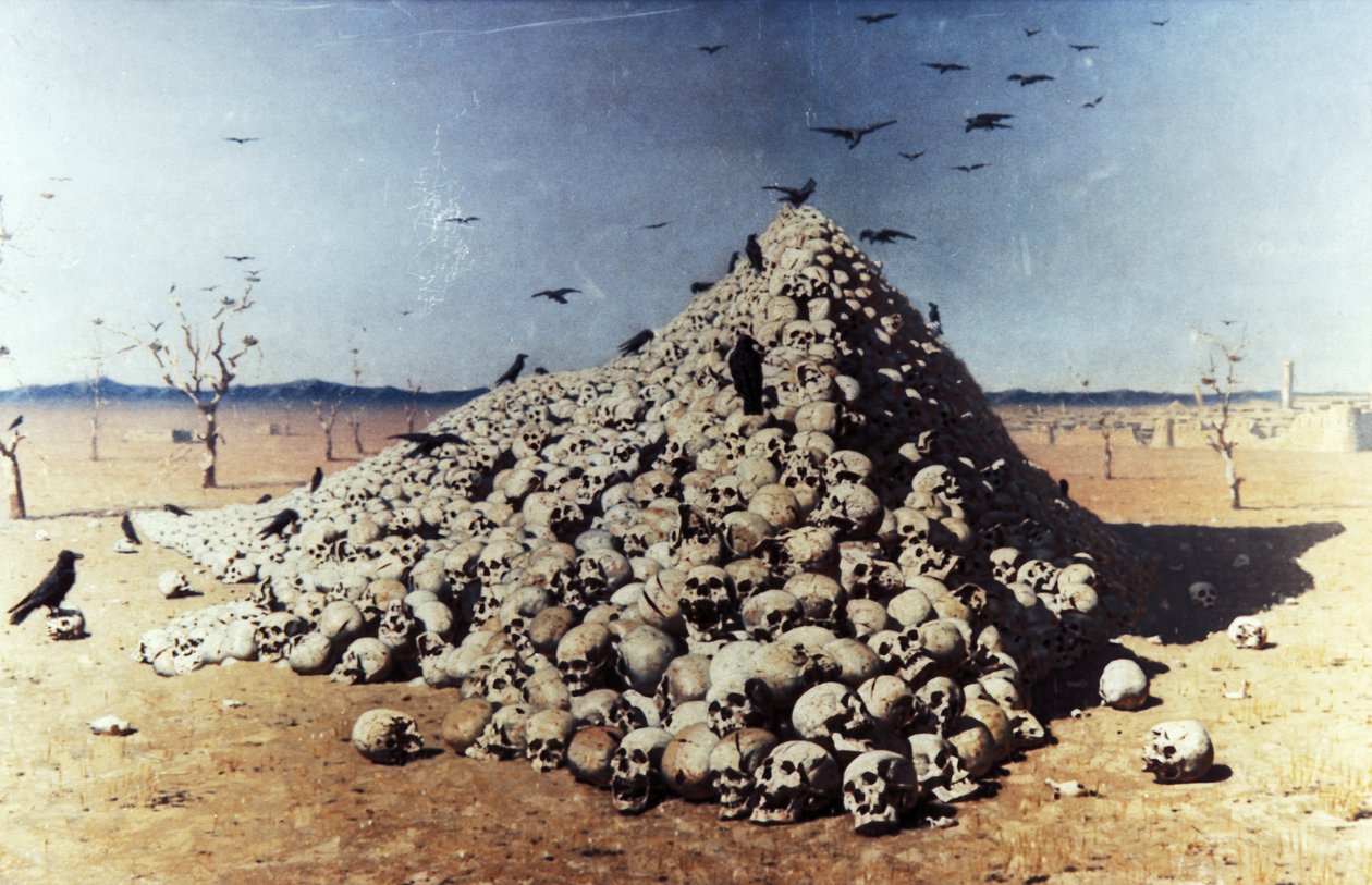 Vasili Vereshchaginin apotheosis of War, 1871. tekijältä Unknown