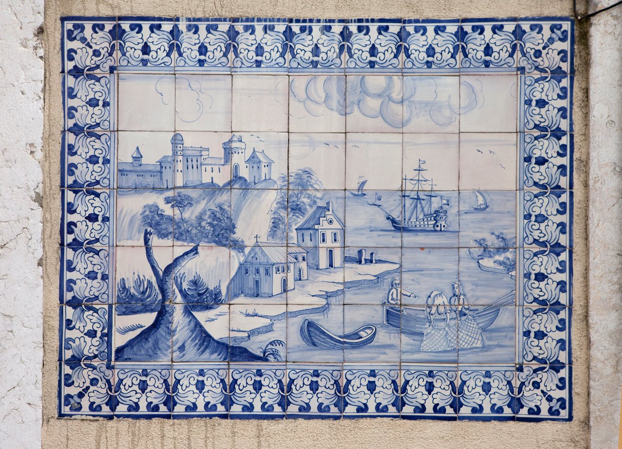 Azulejo, Lissabon, Portugali. tekijältä Unknown