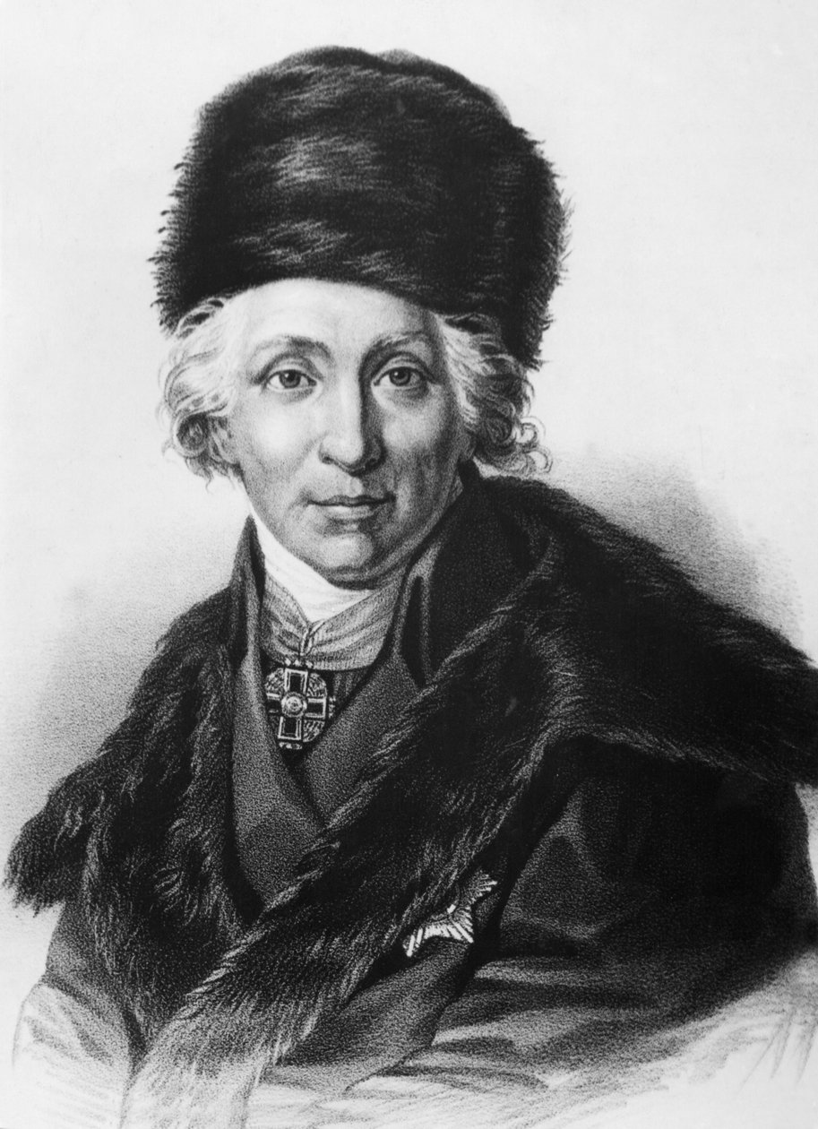 Gavril Romanovich Derzhavin (1743-1816), kuuluisa venäläinen runoilija ja isänmaallinen. tekijältä Unknown