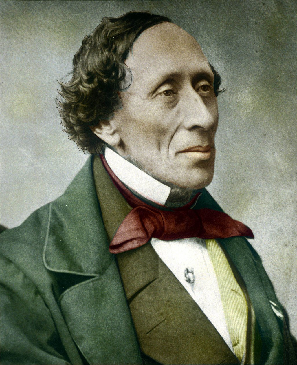 Hans Christian Andersen, 1860-luku (värikuva) tekijältä Unknown
