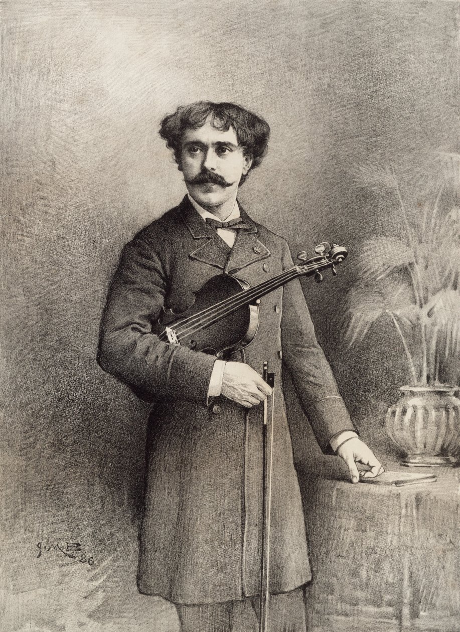 Paul of Sarasate. pitelee viulua. tekijältä Unknown