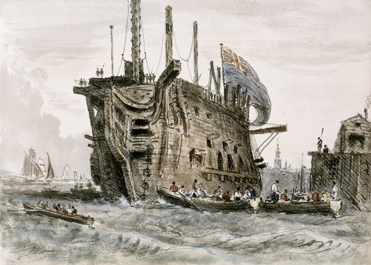 Prison Ship - kirjoittanut William Crotch tekijältä Unknown