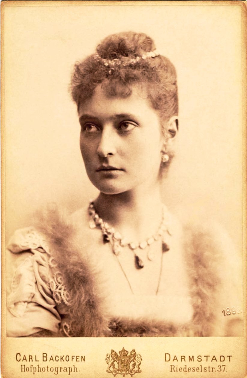 Venäjän keisarinna Aleksandra Fjodorovna, 1892. tekijältä Unknown