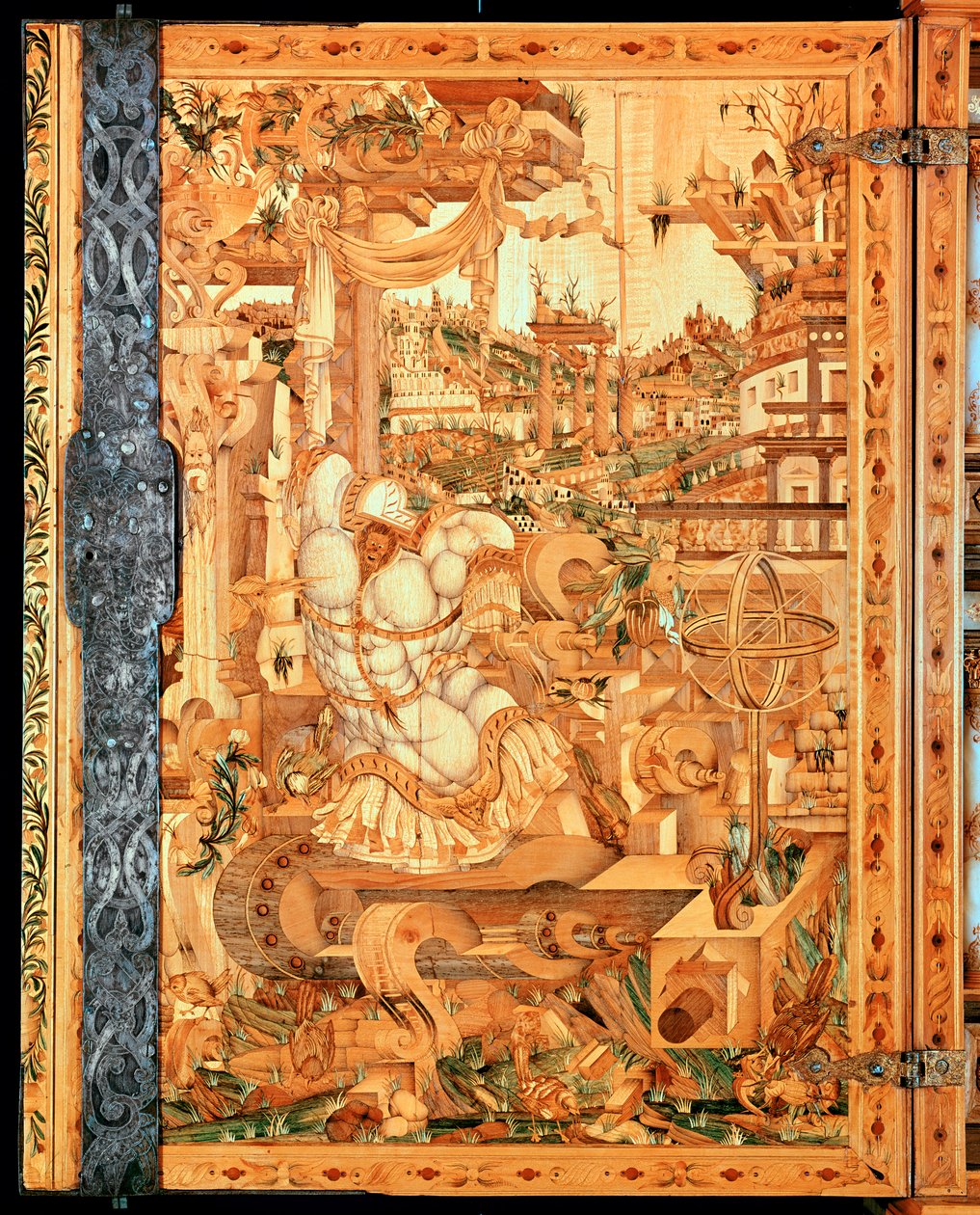Wrangelschrank-kaappi, 1566 (puu) tekijältä Unknown