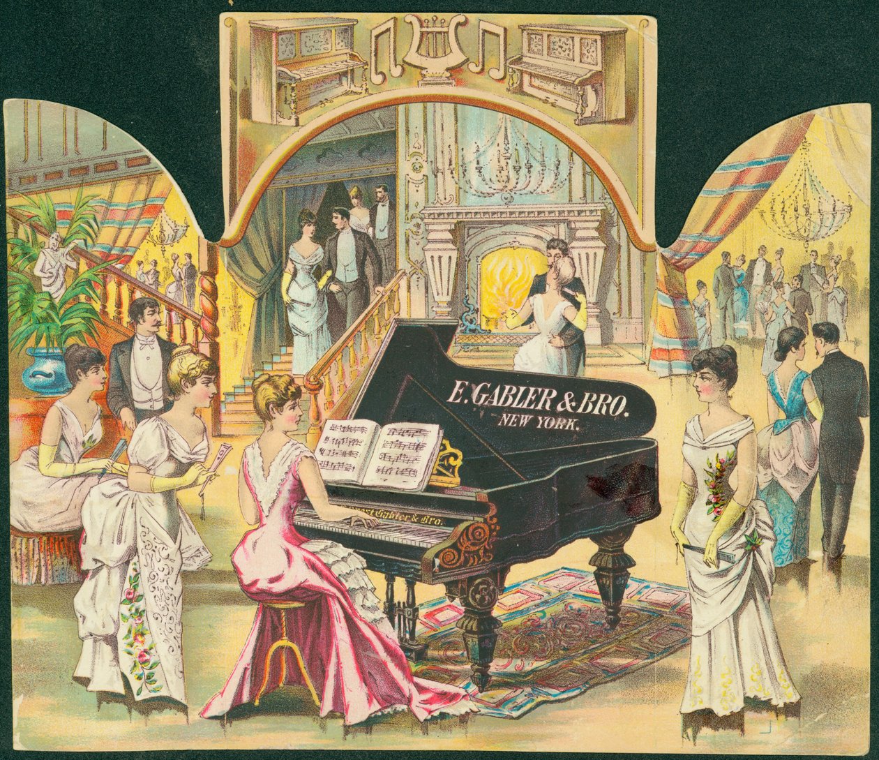 E. Gabler & Bro., New York [pianot] tekijältä American School