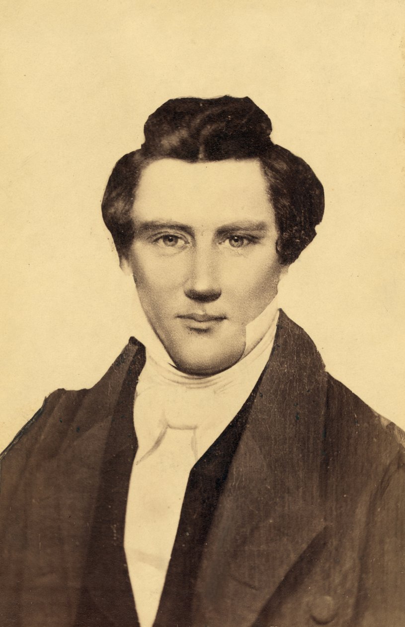 Mormonismin perustajan Joseph Smithin (1805–1844) muotokuva. tekijältä American School