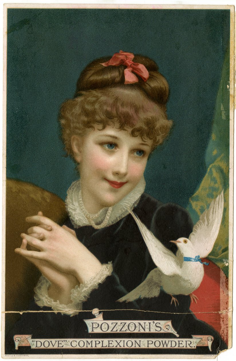Pozzonis Dove Complexion Powder [kauppakortti recto] (värinen lito [kauppakortti]) tekijältä American School