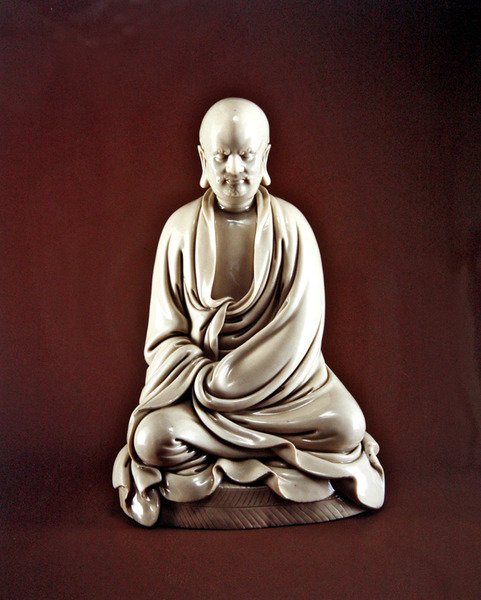 Bodhidharma (Damo), Ming-dynastia (1368-1644) (posliini) tekijältä Chinese School