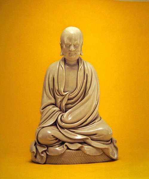 Bodhidharma (Damo), Ming-dynastia (1368-1644) (posliini) tekijältä Chinese School
