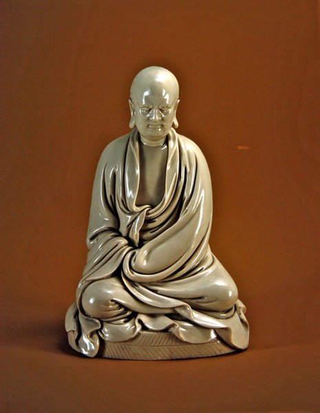 Bodhidharma (Damo), Ming-dynastia (1368-1644) (posliini) tekijältä Chinese School