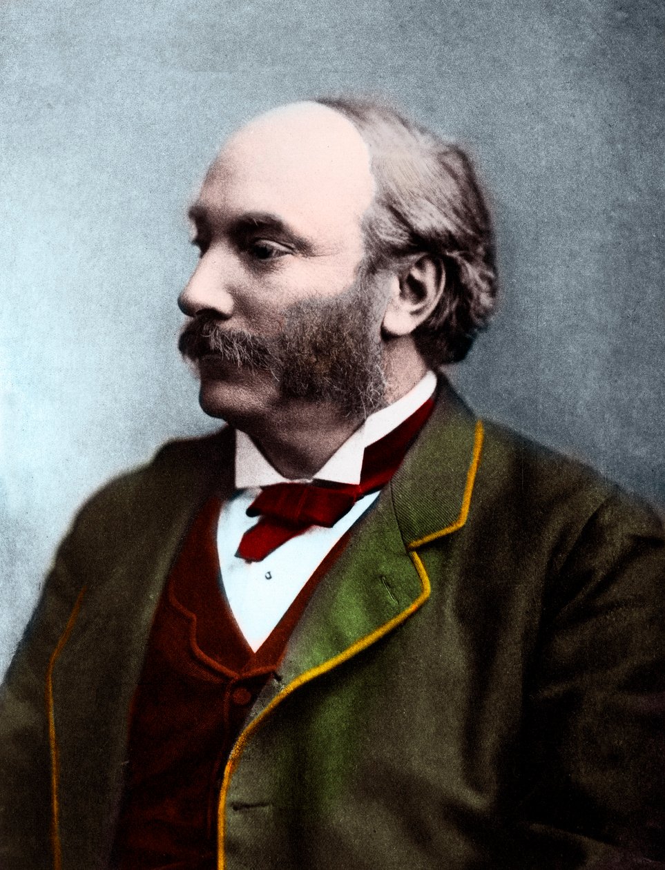 Muotokuva John William Struttista 3. Baron Rayleigh (1842-1919) tekijältä English Photographer