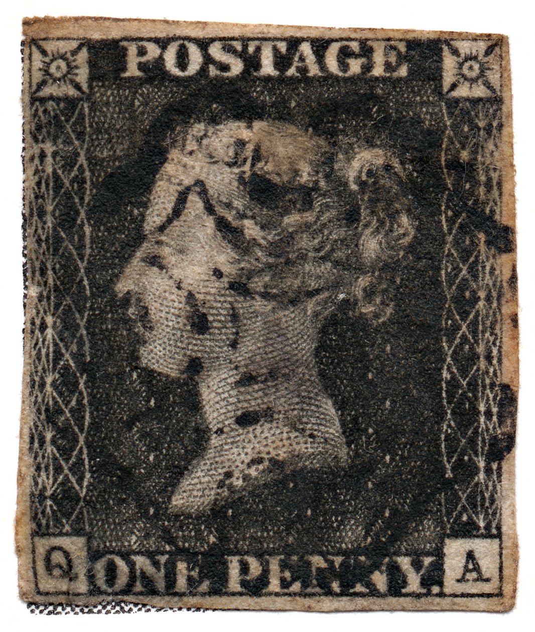 Penny Black c. 1840 (postimerkki) tekijältä English School
