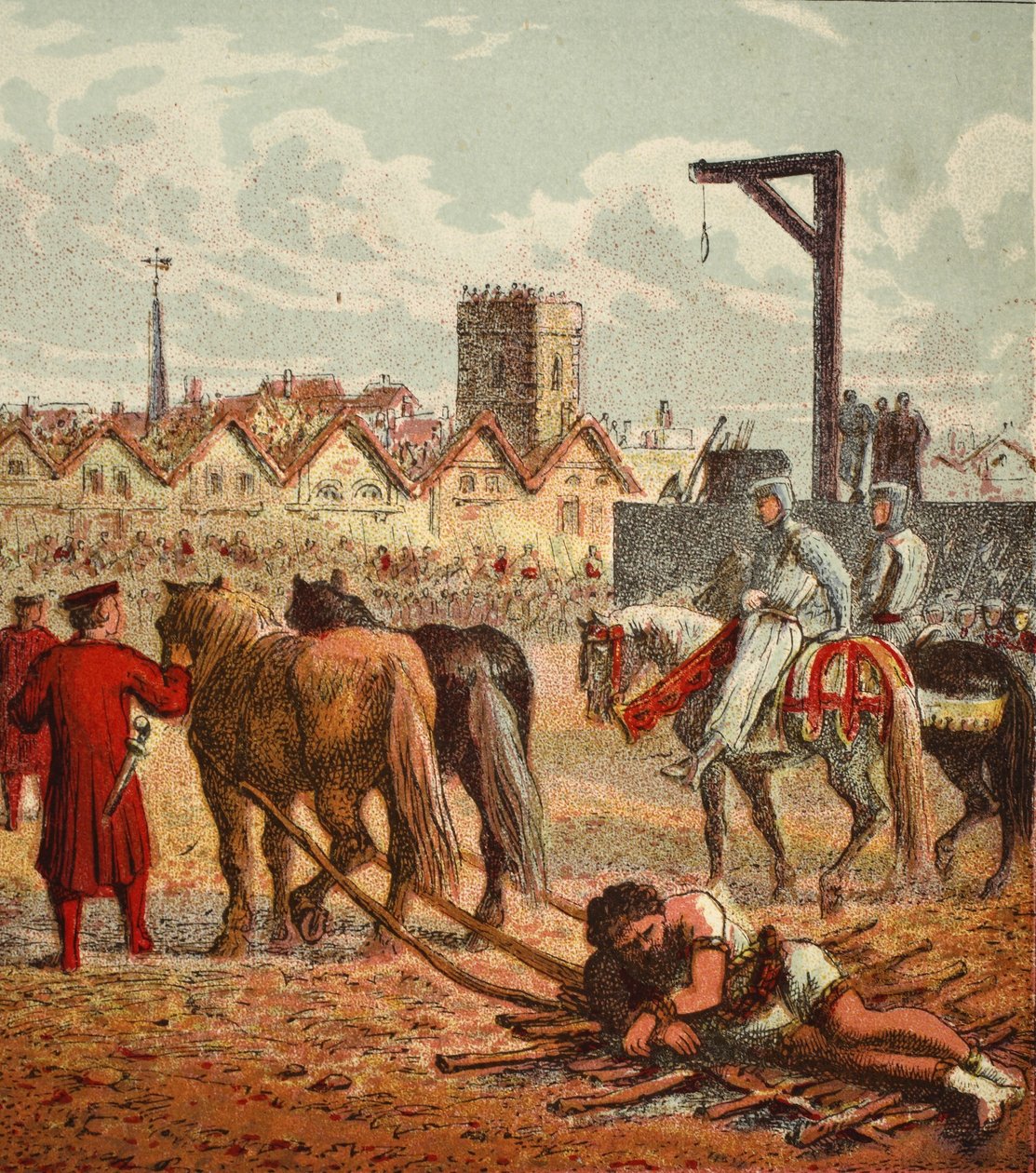 Wallace Executed, pub. 1890 tekijältä English School