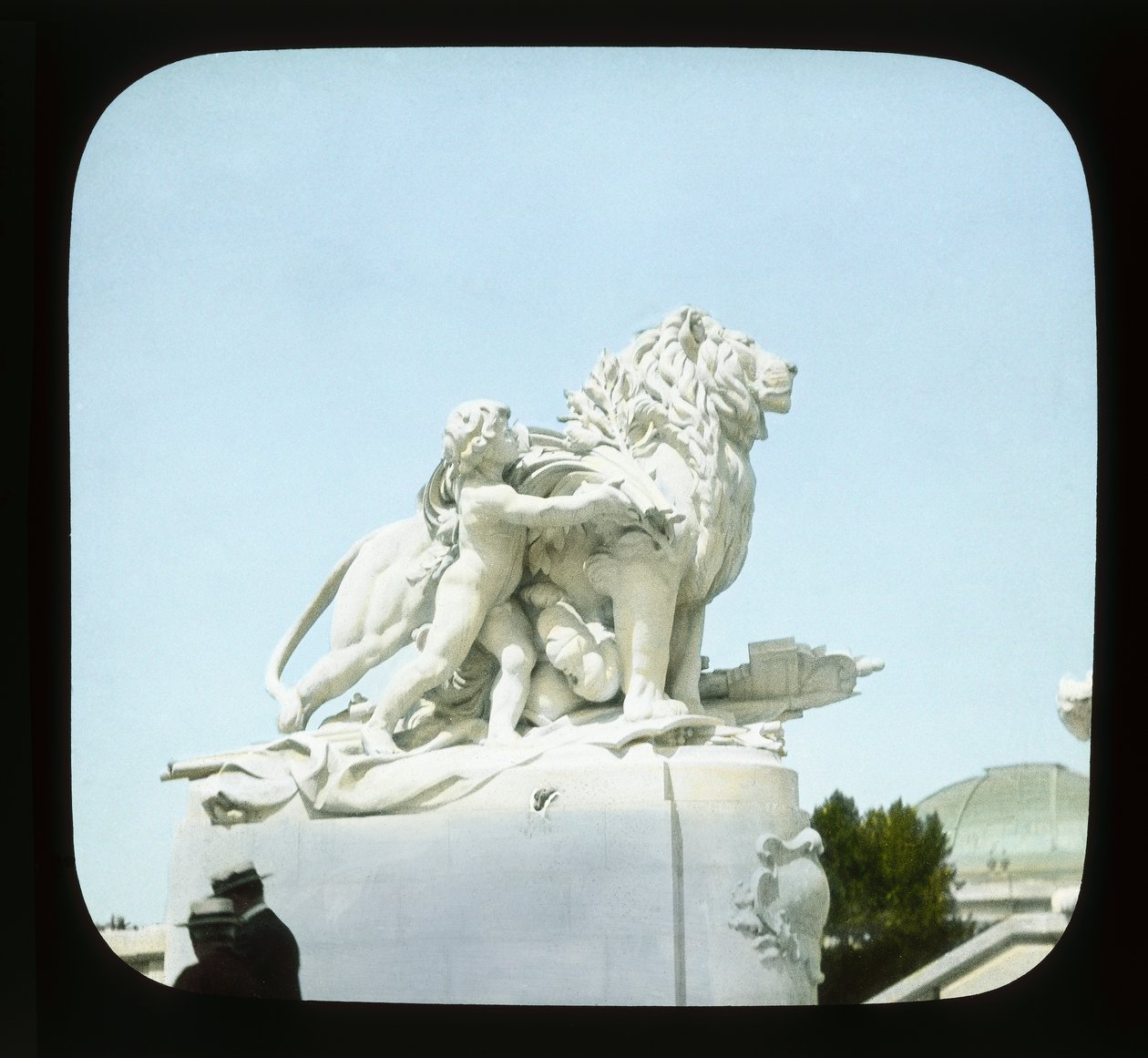 Pariisin näyttely: Pont Alexandre III, 1900 (lyhtyliukumäki) tekijältä French Photographer
