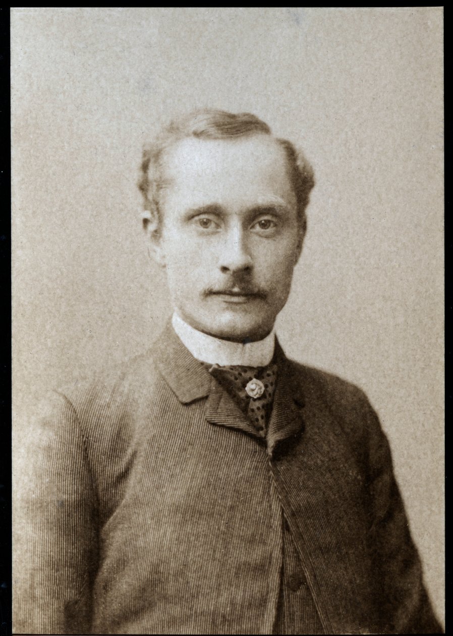 Charles Gustave Auguste le Bargyn (1858-1936), ranskalaisen näyttelijän ja elokuvaohjaajan muotokuva. tekijältä French Photographer