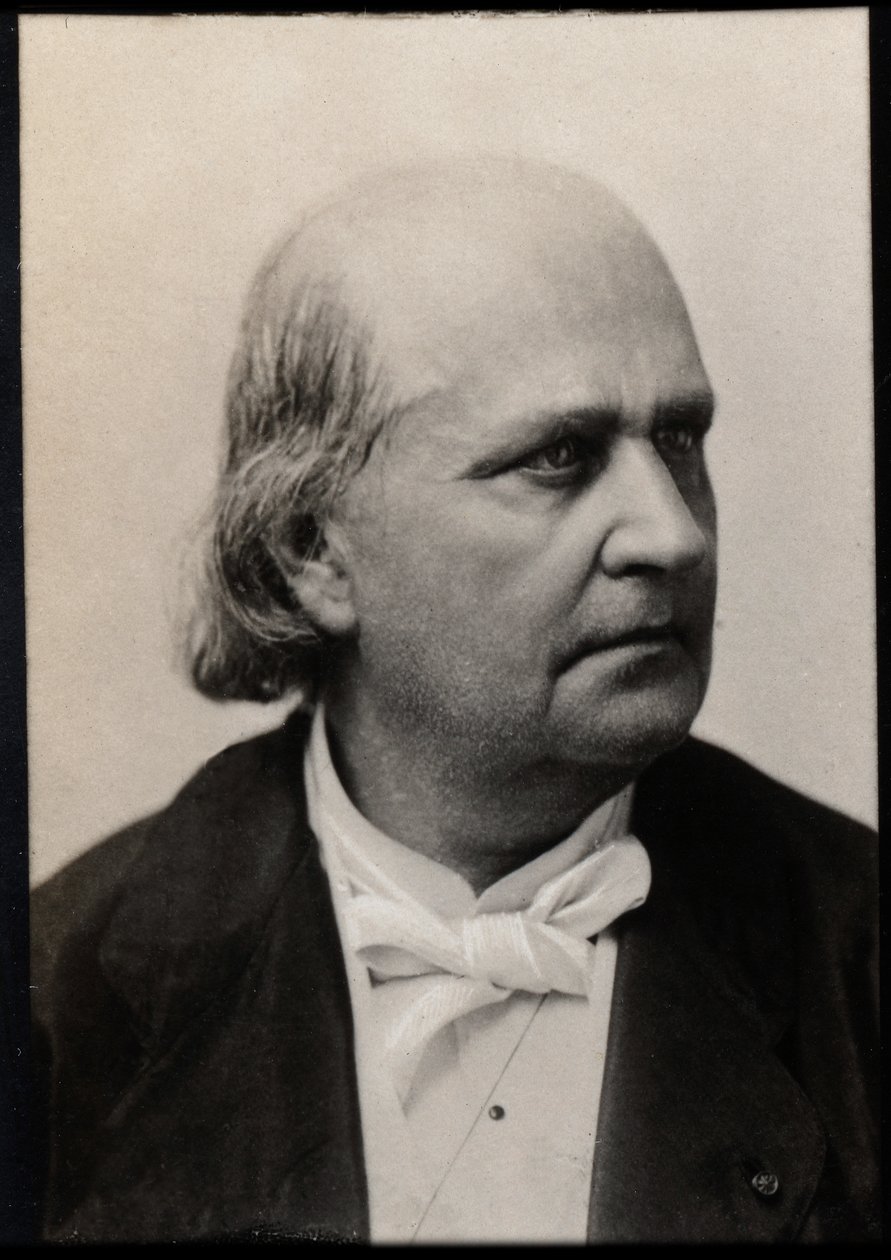 Charles Marie Leconte de Lislen (de lIsle) (1818-1894), ranskalaisen runoilijan muotokuva. tekijältä French Photographer