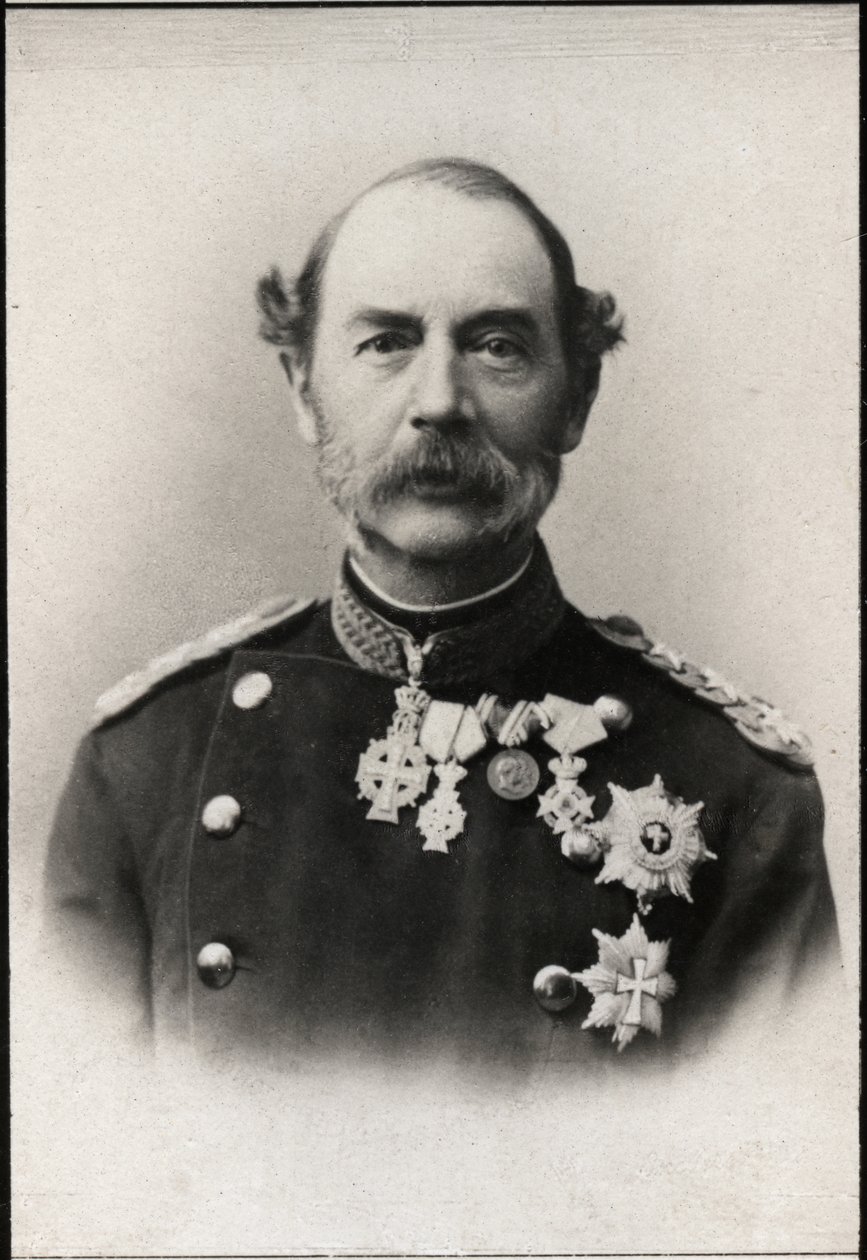 Tanskan kuninkaan Christian IX:n (1818-1906) muotokuva. tekijältä French Photographer
