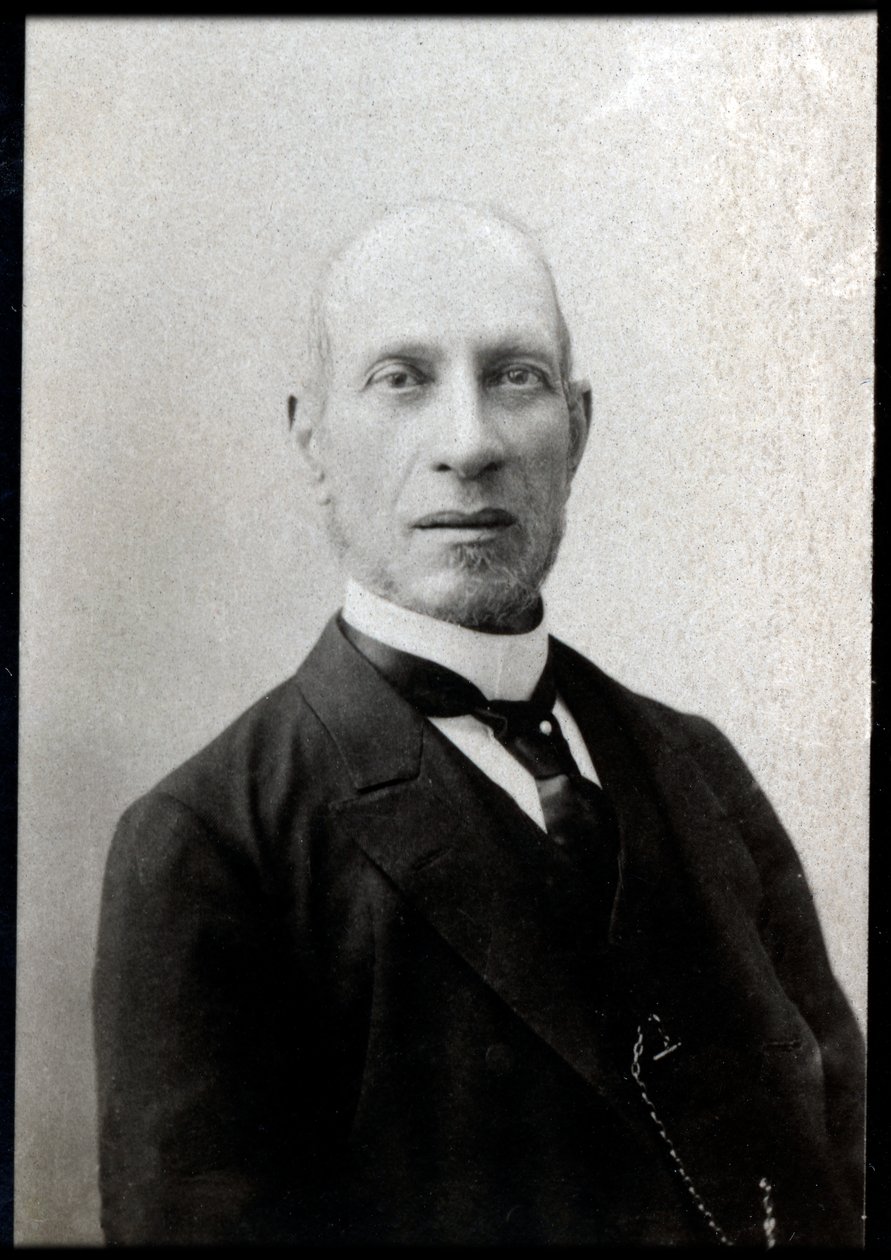 Edouard Herven (1835-1899), ranskalaisen toimittajan, historioitsijan ja poliitikon muotokuva. tekijältä French Photographer