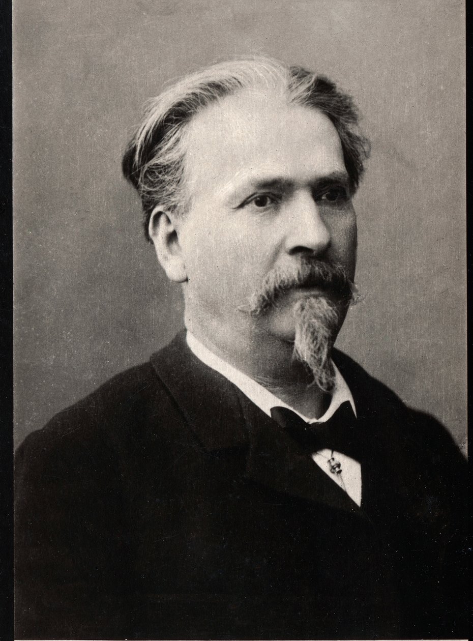 Frederic Mistralin (1830-1914), ranskalaisen kirjailijan ja runoilijan muotokuva. tekijältä French Photographer