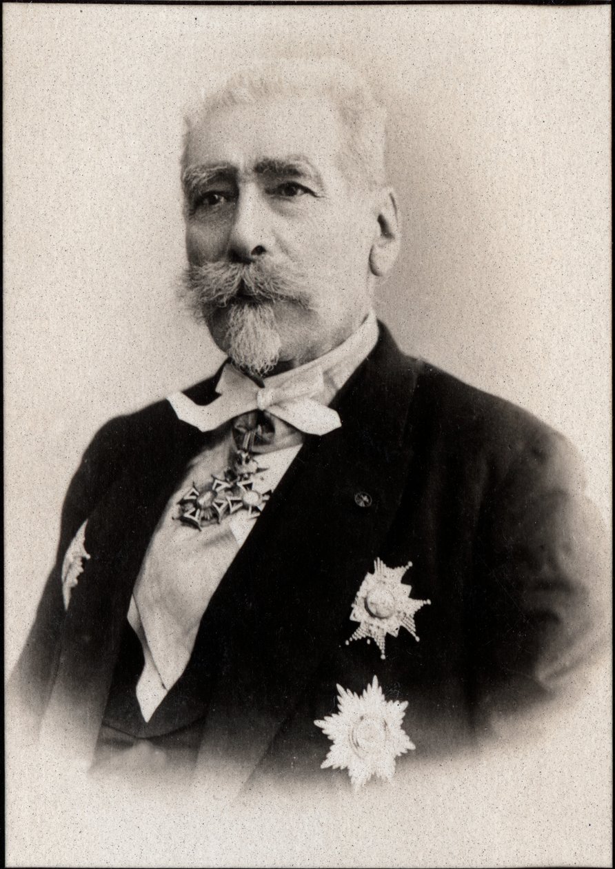 Kenraali Francois Charles du Barailin (1820-1902), ranskalaisen kenraalimajurin ja poliitikon muotokuva. tekijältä French Photographer