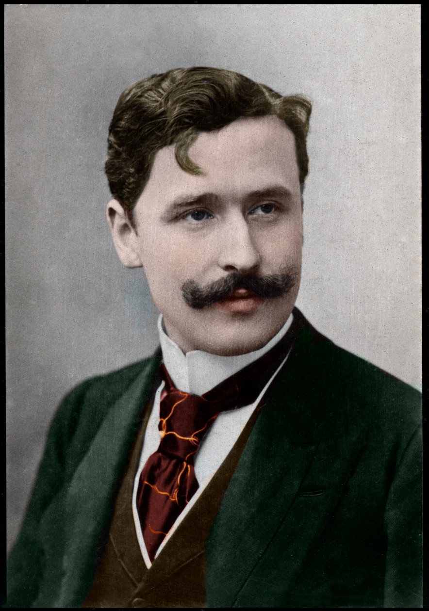 Ranskalaisen näytelmäkirjailijan Georges Feydeaun (1862-1921) muotokuva. tekijältä French Photographer