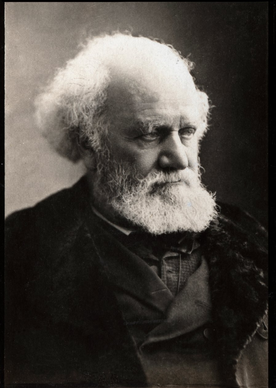 Muotokuva Jules Janssenista (Pierre Jules Cesar Janssen) (1824-1907), ranskalainen tähtitieteilijä. tekijältä French Photographer