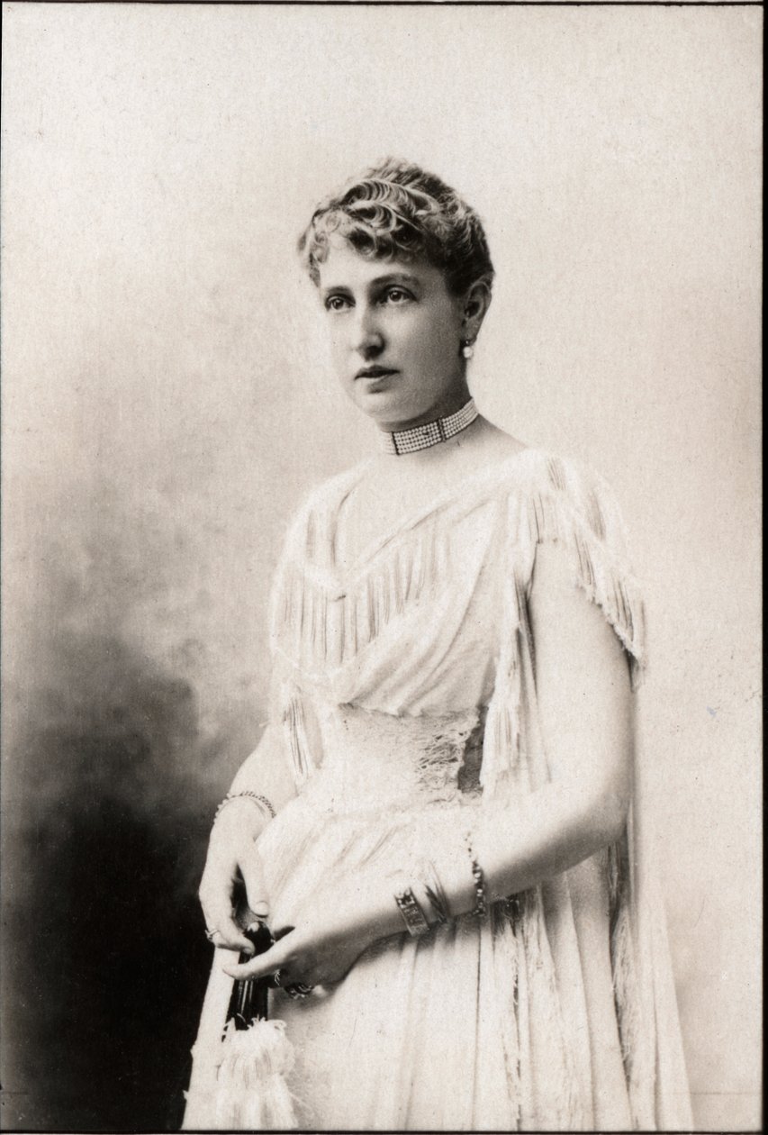 Monacon prinsessan Marie Alice Heinen (1858-1925) muotokuva. tekijältä French Photographer