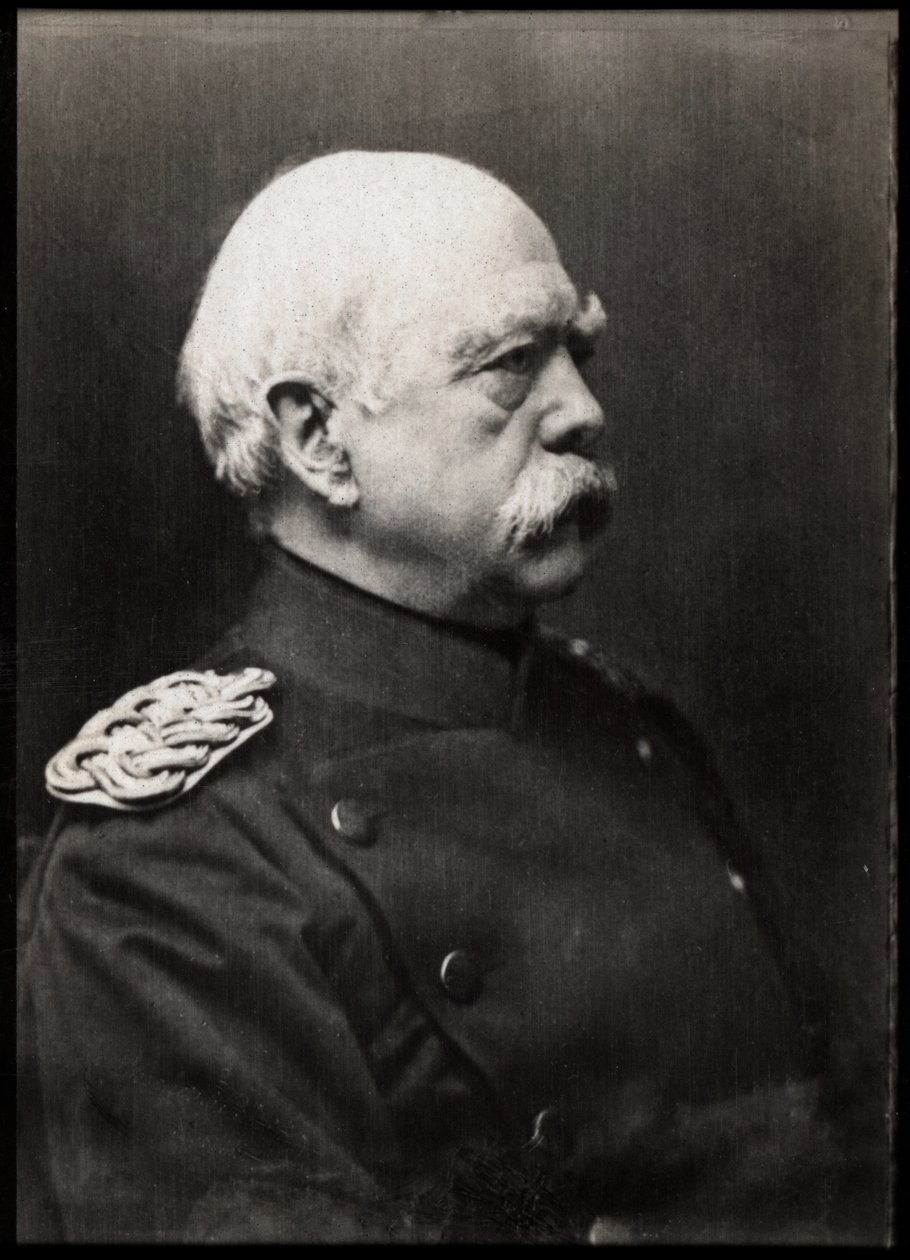Portrait of Otto von Bismarck (1815-1898), Saksan Preussin valtiomies. tekijältä French Photographer