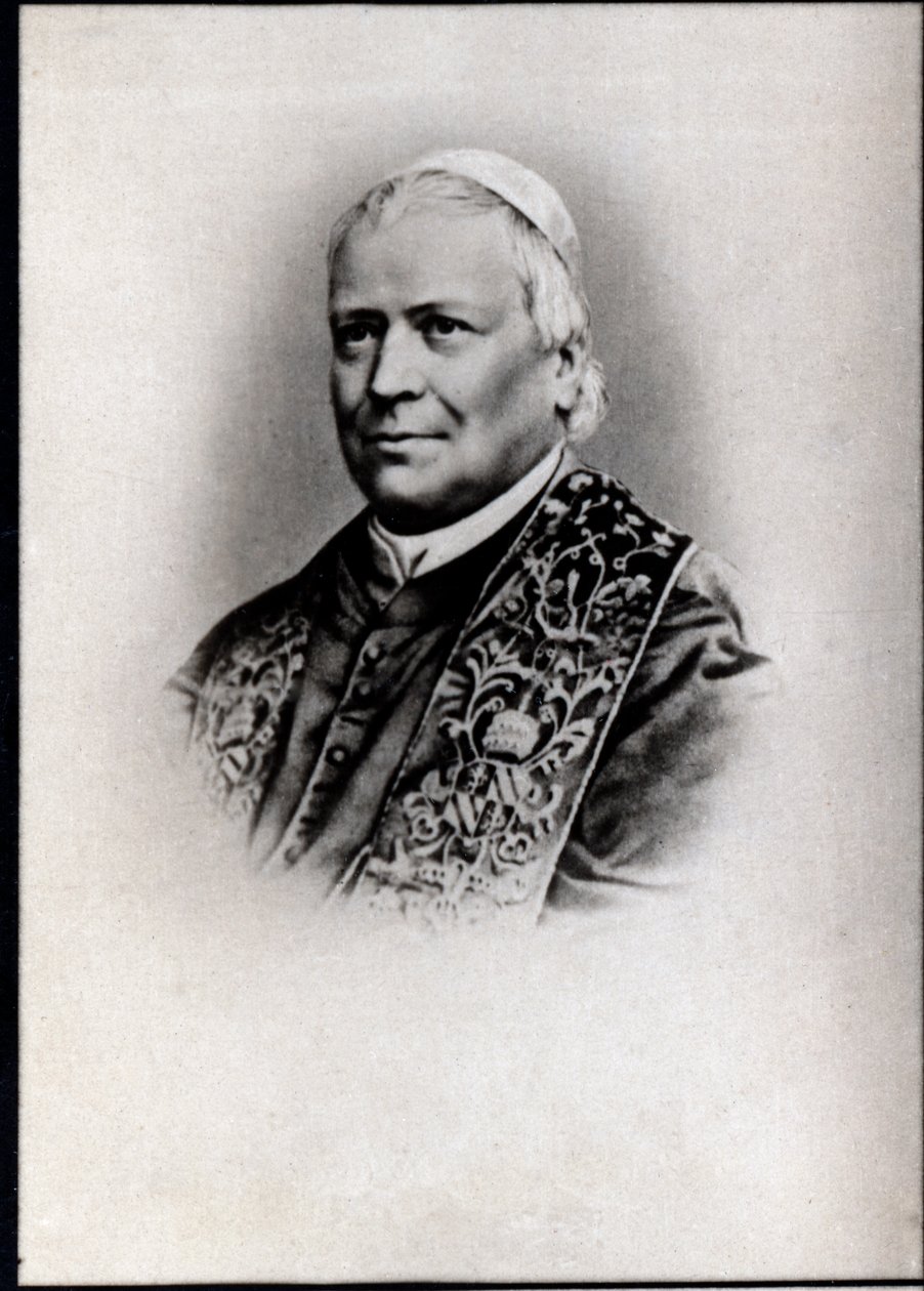 Paavi Pius IX:n (Pie IX) muotokuva (1792-1878). tekijältä French Photographer