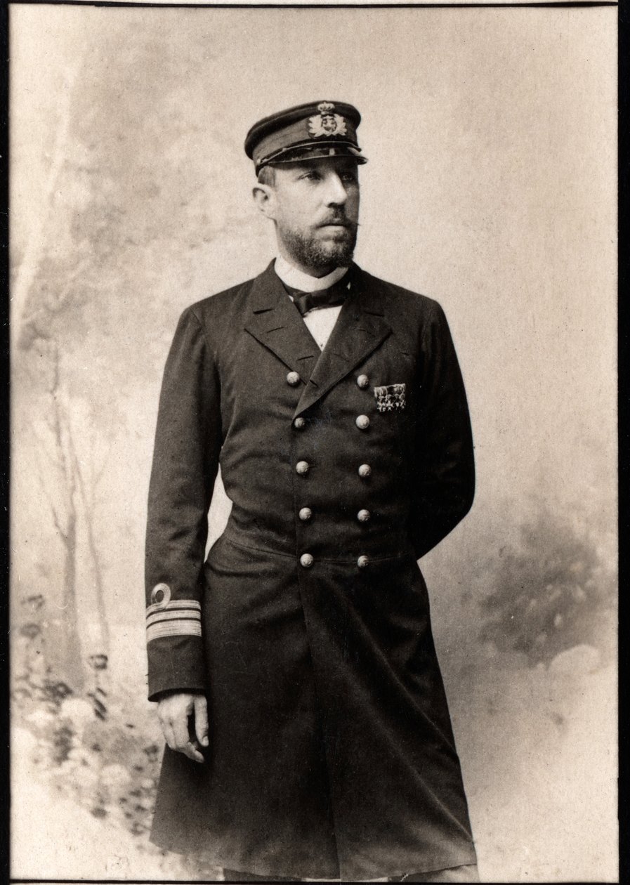 Ruotsin prinssi Oscar Bernadotten (1859-1953) muotokuva. tekijältä French Photographer