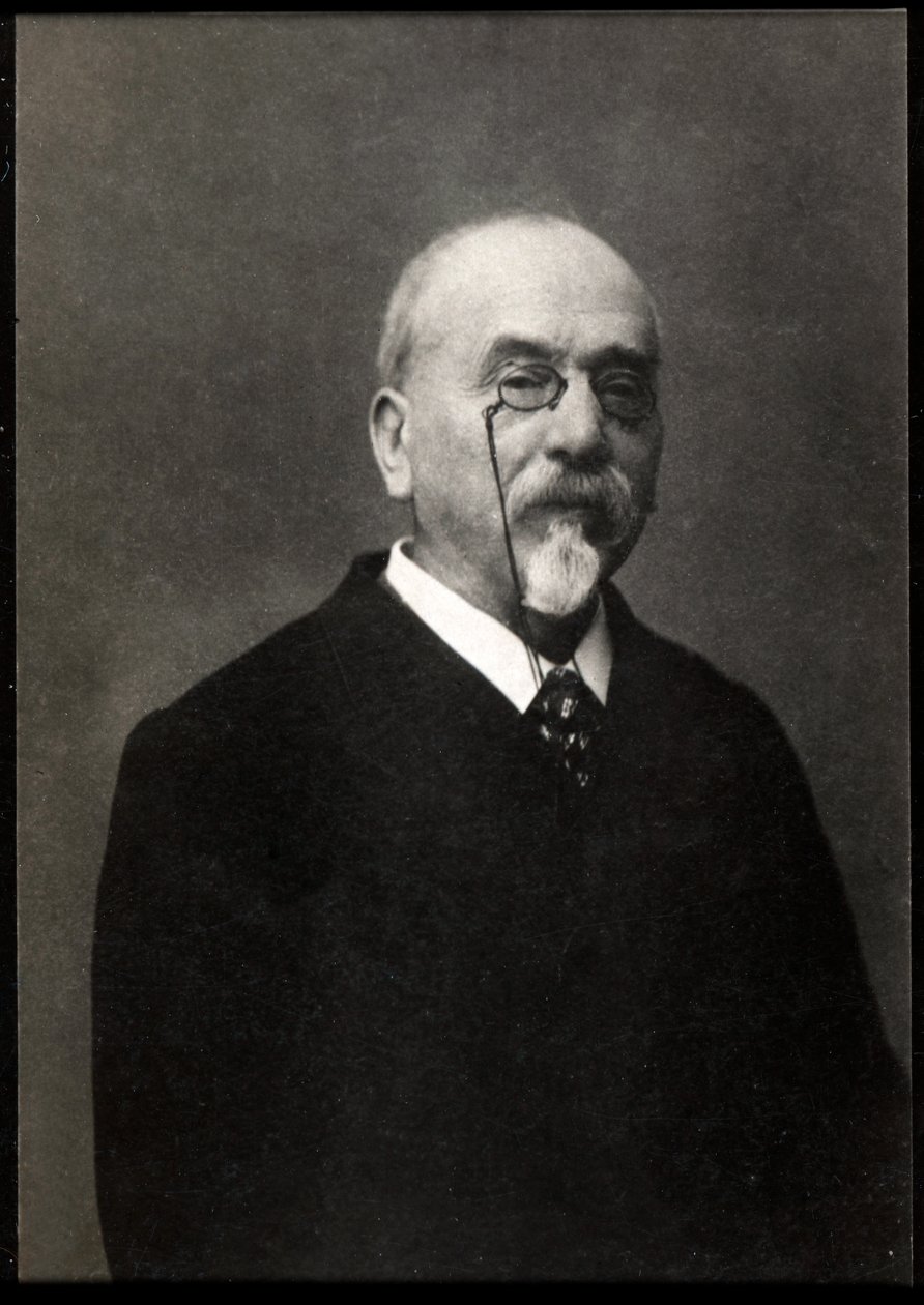 Victor Cherbuliezin (1829-1899), ranskalaisen kirjailijan ja kirjailijan muotokuva. tekijältä French Photographer