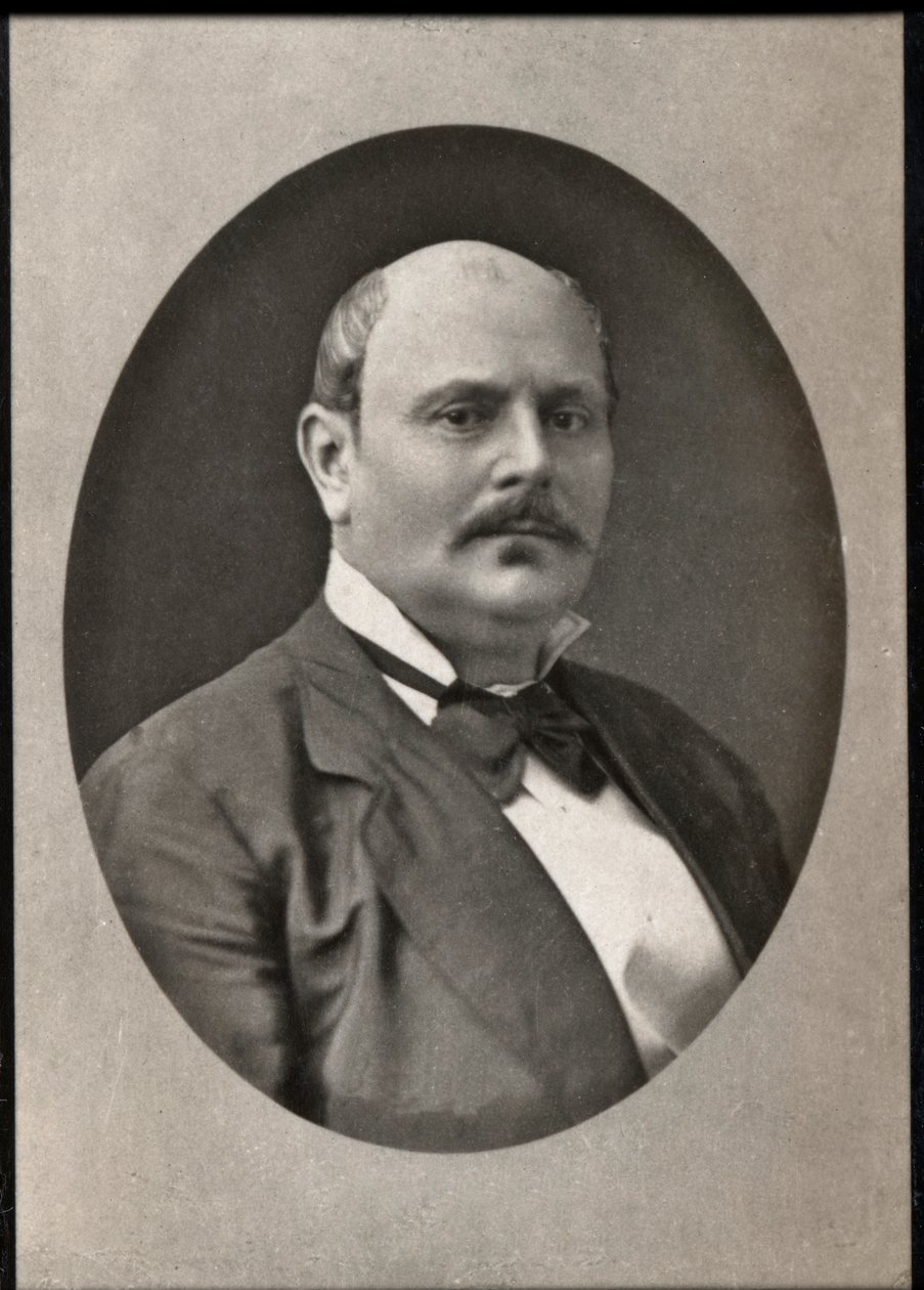 Xavier de Montepinin (1823-1902), ranskalaisen kirjailijan muotokuva. tekijältä French Photographer