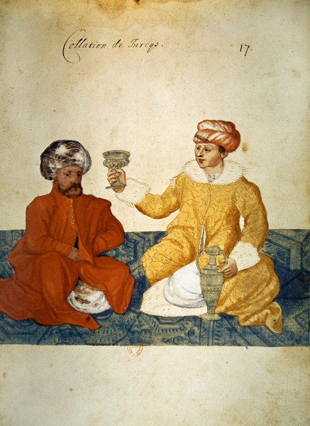 Kevyt turkkilainen ateria, 1567 (wc paperilla) tekijältä French School