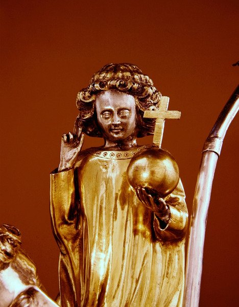 Christ Child (hopeaa ja paketti kullattu) tekijältä French School